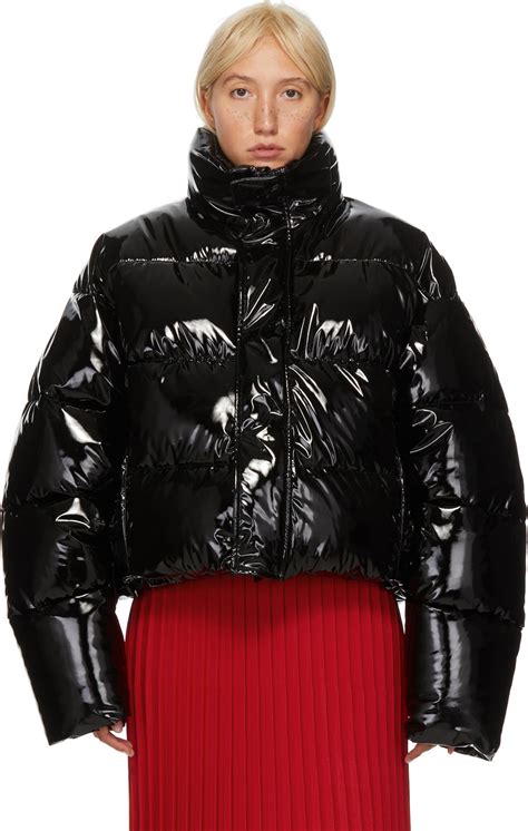 balenciaga raincoat|balenciaga cropped puffer jacket.